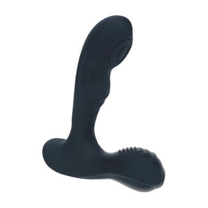 Vibrerende Tapping Siliconen Prostaat Massager met Ballen Stimulatie