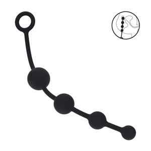 Curved Silicone Anale Kralen