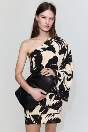 one shoulder jurk ecru