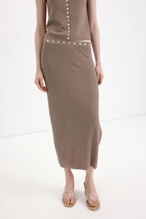 midi rok bruin