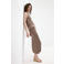 Mango midi rok bruin