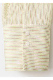 thumbnail: Mango blouse met krijtstreep lichtgroen