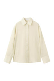 thumbnail: Mango blouse met krijtstreep lichtgroen