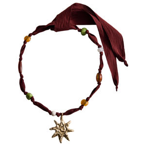 ketting donkerrood