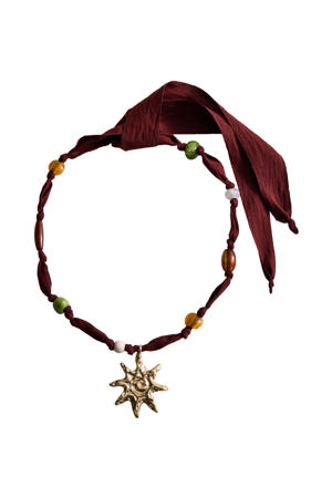 ketting donkerrood