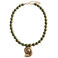 Mango kralenketting goudkleurig/groen