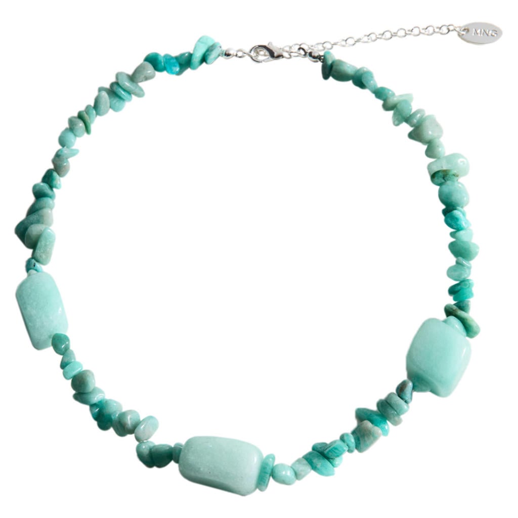 Mango kralenketting turquoise