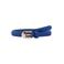 Mango suede riem blauw