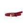 Mango suede riem rood
