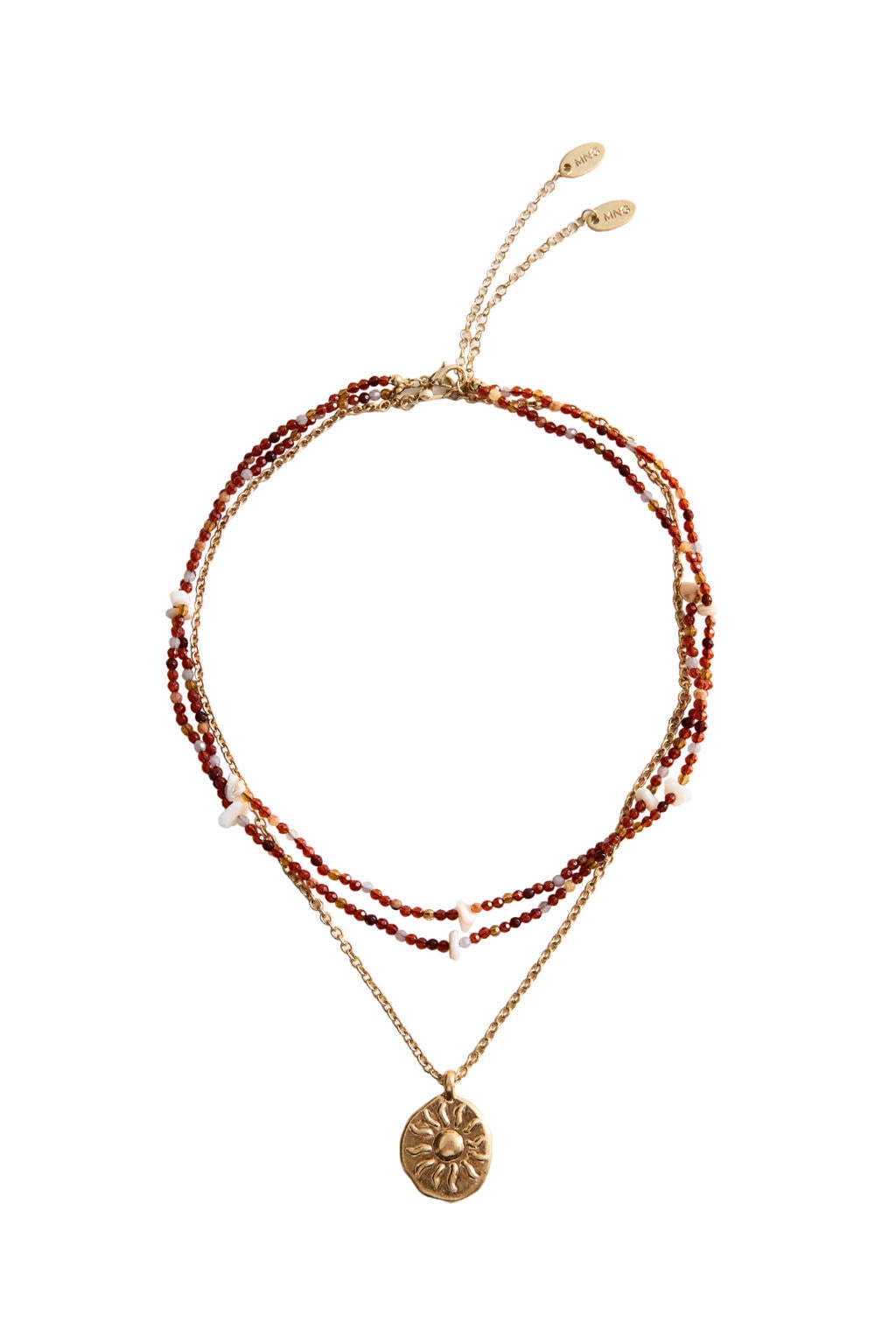 Mango ketting goudkleurig