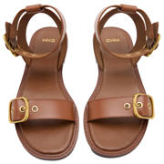 thumbnail: Mango leren sandalen - bruin