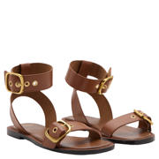 thumbnail: Mango leren sandalen - bruin