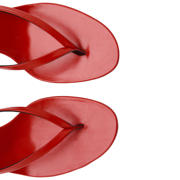 thumbnail: Mango leren muiltjes met hoge hak - rood