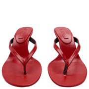 thumbnail: Mango leren muiltjes met hoge hak - rood