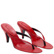 thumbnail: Mango leren muiltjes met hoge hak - rood