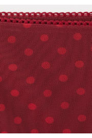 thumbnail: Mango midi rok met stippen rood