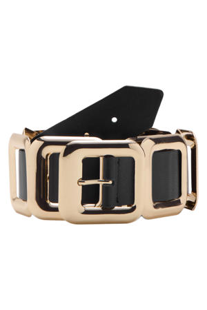 leren riem zwart