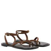 thumbnail: Mango leren sandalen - bruin