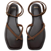 thumbnail: Mango leren sandalen - bruin
