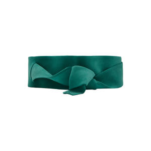 suede tailleriem groen