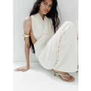 thumbnail: Mango lakleren muiltjes met hoge hak - taupe