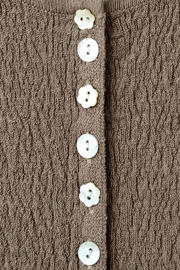 thumbnail: Mango mouwloze top met textuur taupe