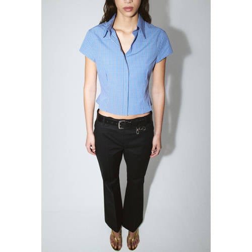 Mango bootcut broek zwart