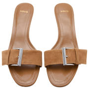 thumbnail: Mango suèdelook muiltjes - camel