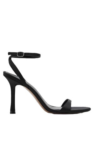 sandalen met naaldhak - zwart
