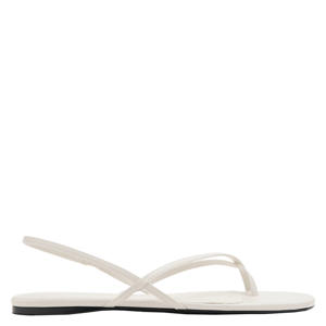 imitatieleren sandalen - ecru