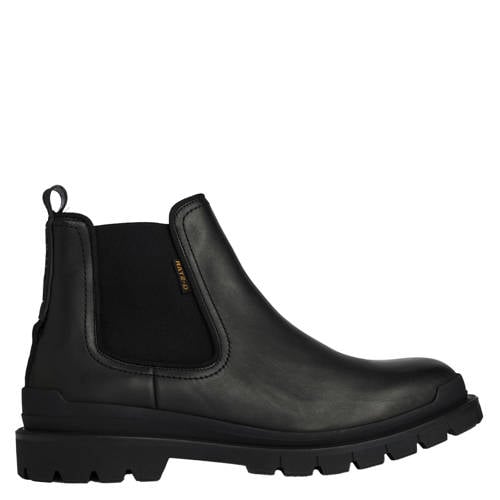 G-STAR Blake CHS Lea leren chelsea boots met profielzool zwart