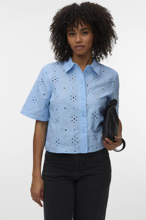 blouse lichtblauw