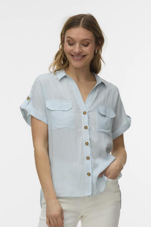 blouse lichtblauw
