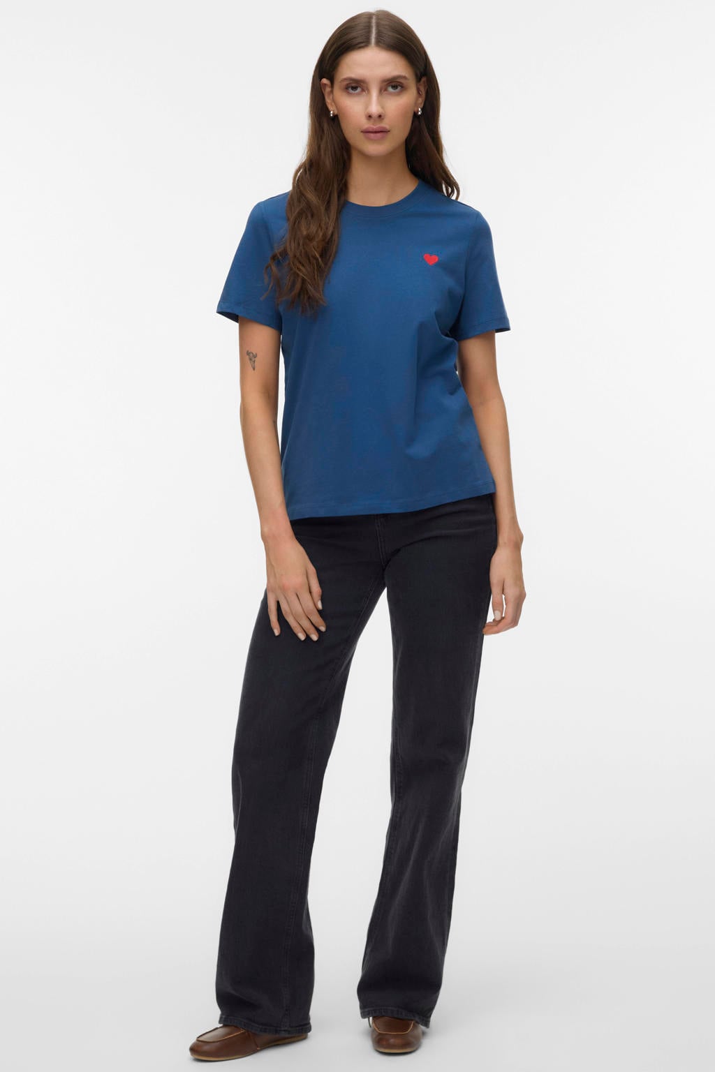 VERO MODA T-shirt - donkerblauw