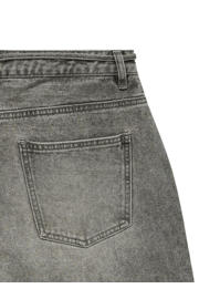 thumbnail: VERO MODA wide leg regular waist short grey denim