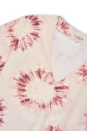 thumbnail: CLAUDIA BY CLAUDIA STRÄTER top met print - ecru