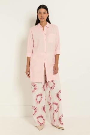 wide leg broek - ecru