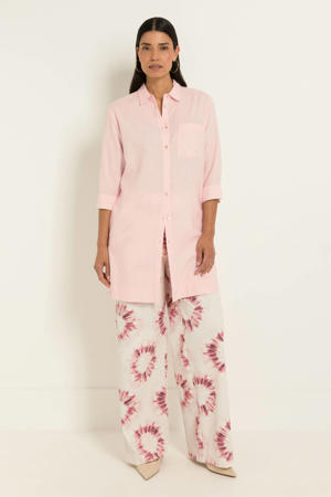 wide leg broek - ecru