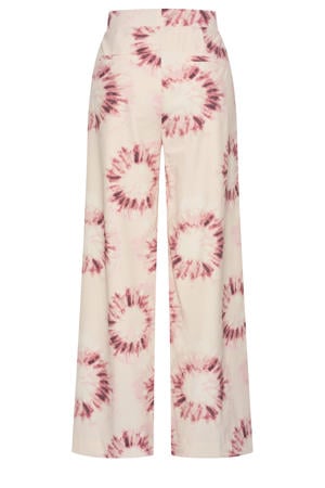 wide leg broek - ecru
