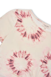 thumbnail: CLAUDIA BY CLAUDIA STRÄTER midi jurk met ceintuur en print - ecru