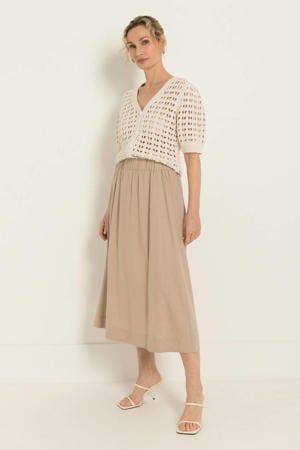 midirok met linnen - zand