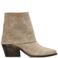 Shabbies Amsterdam Jaira Double leren cowboylaarzen met blokhak - taupe