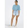 ONLY T-shirt met backprint blauw