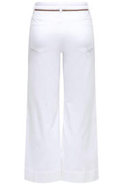 thumbnail: ONLY Onlmadison Hw Belt Wd Crp Whi Dnm Gua000 high waist wide leg jeans wit