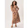 Miss Etam zomerjurk met zebraprint camel