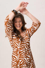 thumbnail: Miss Etam zomerjurk met zebraprint camel
