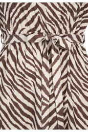 thumbnail: Miss Etam zomerjurk met zebraprint ecru