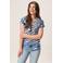 Miss Etam T-shirt met dierenprint blauw