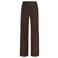Miss Etam wide leg regular waist broek bruin
