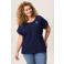 Miss Etam Plus T-shirt donkerblauw